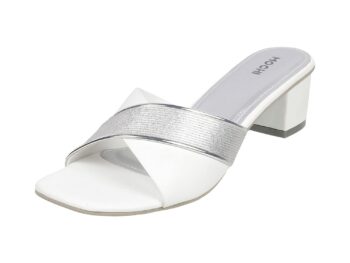 Mochi Women Block Heel Fashion Slip on