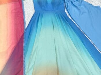 N N ENTERPRISE Dhrumi Collection Womens Designer Multi Color Anarkali
