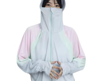PALAY Woman Sun Protection Hoodie Jacket Lightweight UPE50 Sun Blocking