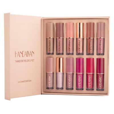 PROHANDIYAN Lipstick Set of 12 Matte Velvet Mini Liquid Lipstick