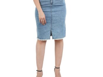 PepTrends Womens Fringes High Waist Skirt