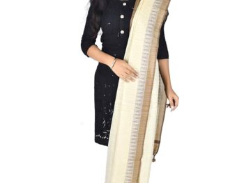 Riyashree Cotton Solid Dupatta for Women Classical Traditional