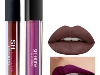 SH HUDA Sensational Non Transfer Waterproof Long Lasting Beauty Liquid Matte Lipsticks