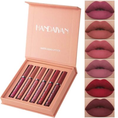 SWIZ HUDA X Handaiyan 6 Pcs Matte Liquid Lipstick Makeup