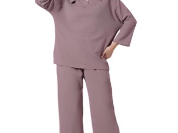 Selvia Womens Co ords SetLycra Oversized Top Trouser SetCasual Co ords