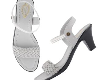 Shoetopia Womens Casual Kitten Heel Sandals Heeled