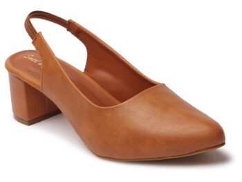 Smart Sleek Womens Dress Slingback Block Heels