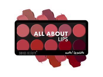 Swiss Beauty All About Lip Palette With 10 Pigmented Colors