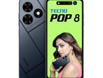 TECNO POP 8 Gravity Black 4GB64GB 90Hz Punch Hole Display