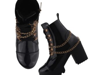 TRYME Block Heel Boots Classic Design Alluring Ankle Boots for