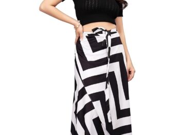 Tennecy Women Western Looks Long Wrap Around Skirt Free Size