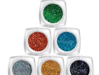 Vozwa Holographic Glitter Eye Shadow Shimmery Finish Sparkle Glitter Eye