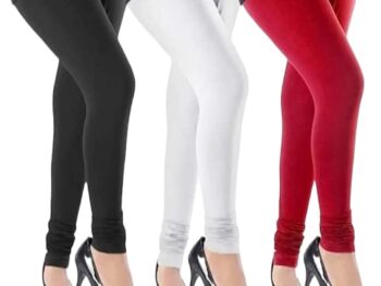 Women Leggings Multi Color Combo Pack 3 REGULER Cotton
