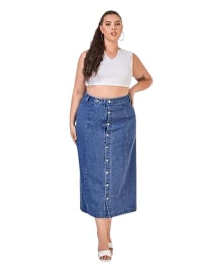 Womens Denim Skirt