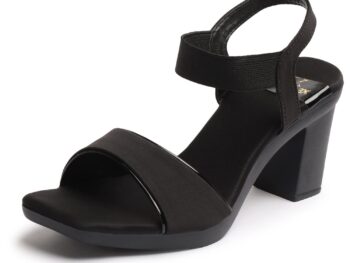 XE Looks Fancy Comfortable Block Heel Sandal with Ankle