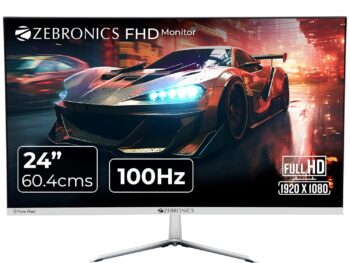 ZEBRONICS A24FHD LED Monitor 24 inch 6096cm 250 nits 100Hz