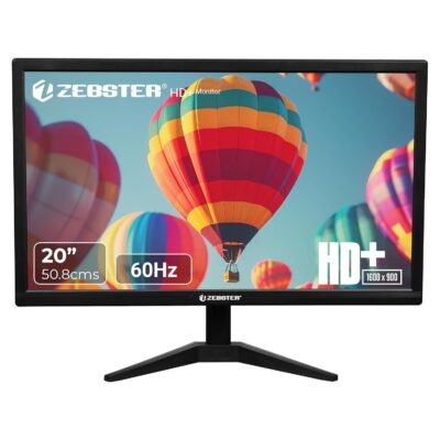 ZEBSTER GV120 20 Inch 508 cm LED Monitor with Dual
