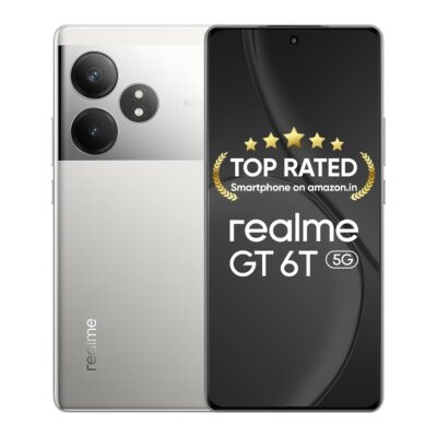realme GT 6T 5G Fluid Silver8GB RAM256GB Storage Indias