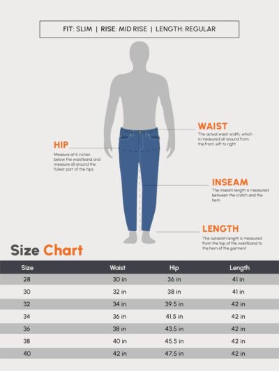 Urbano Fashion Men's Slim Fit Denim Jeans Stretchable - Image 7