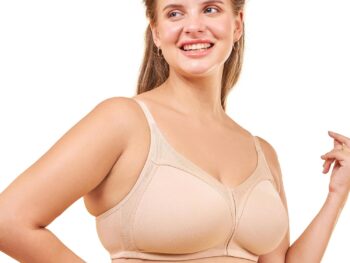 Enamor Women's Everyday Cotton Bra - Non-Padded, Non-Wired, Full Coverage, Fab-Cool Technology with M-Frame Jiggle Control and Antimicrobial