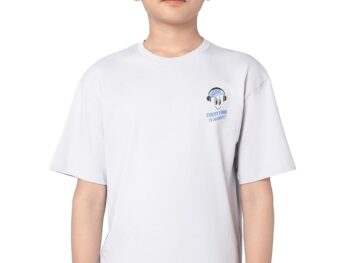 Alan Jones Clothing Boys Graphic Print Relaxed Fit Cotton T-Shirt