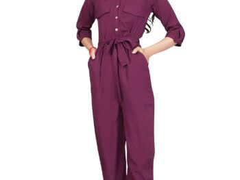 Fashion Dream Girls Cotton Blend Jumpsuit Set|Jumpsuit for Girls|Solid Pattern Jumpsuit|Jumpsuit for Kids|Playsuits for Girls|Jumpsuit Girls