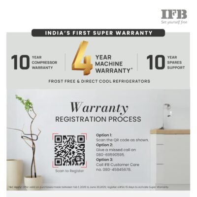 IFB 206L 5 Star Direct Cool Single Door Refrigerator (IFBDC-2325DBSE, Brush Grey, Advanced Inverter Compressor, Extraordinary Storage with Humidity Controller) - Image 13