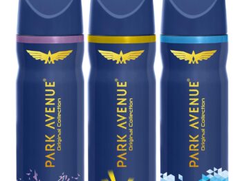 Park Avenue Original Collection | Deodorant Spray For Men | Fresh Long-Lasting Aroma Cool Blue, Good Morning & Storm | 150Ml Each (Pack Of 3)