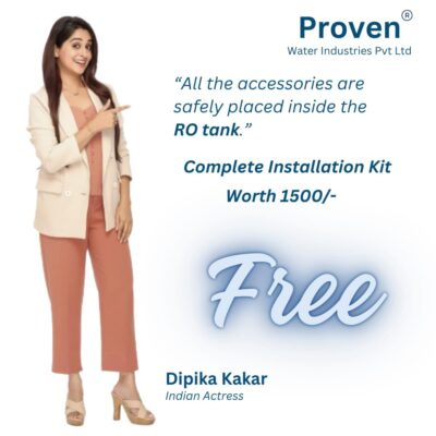 Proven Swift Water Purifier – RO + UV + UF with Copper Zinc Alkaline Technology, TDS Adjuster, 15L Storage Tank, Sleek Black Design, Made in India, ISI | 12 Stage Purification | 1 Year Warranty - Image 4