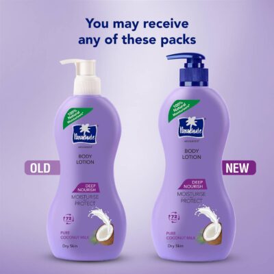Parachute Advansed Deep Nourish Body Lotion for Women & Men, Dry Skin, 400ml | Pure Coconut Milk, 100% Natural, 72h Moisturisation (Pack of 2) - Image 3
