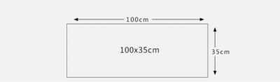 DOCAT Dust-Proof Microwave Oven Cover for Kitchen Decor Durable Modern Design Kitchen Accessories - 100 * 35cm (Beige Deer) - Image 2