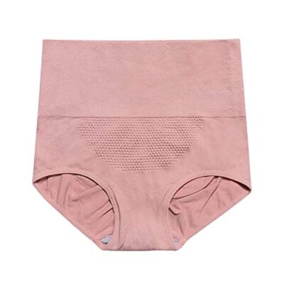 PLUMBURY® Women's Seamless Spandex High Waist Tummy Control Hipster Panty,Free Size - Image 7