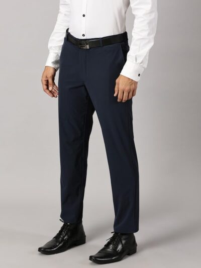 BLUE TYGA Office Joggers Lite for Men, Comfortable Trousers with Stretchablity - Image 4