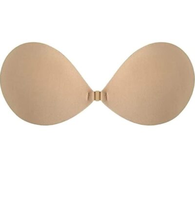 AKHIRAH Women's & Girl's Strapless Push Up Wire Free Stick On Invisible Bra (Free-Size) - Image 2