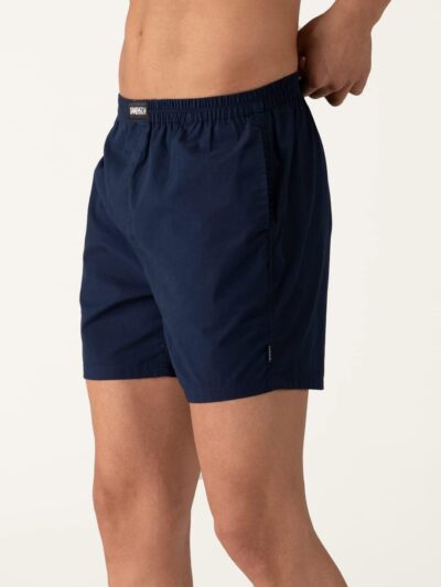 DAMENSCH Regular Fit Solid 100% Soft & Durable Cotton Boxer Shorts Dual Pockets Anti-Bacterial Moisture Wicking Microfibre Waistband Ultra-Light Boxers for Men - Image 3