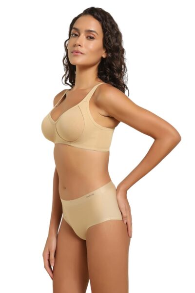Van Heusen Women Side Support Panel Bra - Pack of 1 - No Spill Comfort, Wireless, Non Padded |Material: Breathable Cotton Elastane - Image 4