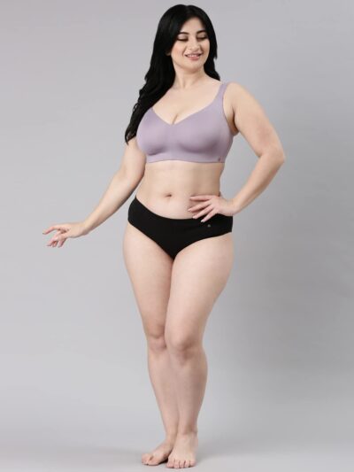 Enamor Women's Everyday Fashion Bra - Non-Padded, Non-Wired, Full Coverage, Ultra-Smooth Look and Better Hold with Cushioned Straps - Image 6