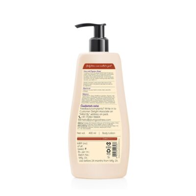 Plum BodyLovin' Vanilla Caramello Body Lotion | Cocoa Butter & Vitamin B5 for Deep Moisturization | Non-Greasy | Soft & Glowing Skin | for Dry to Very Dry Skin | Warm & Cozy Vanilla Fragrance - 400ml - Image 7