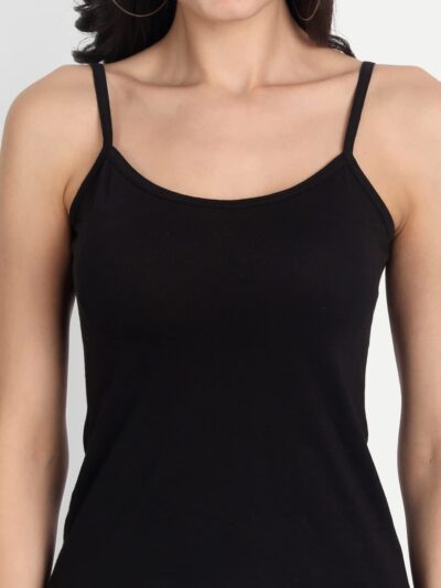 Aimly Women's Cotton Regular Fit Camisole Slip Spaghetti Combo Pack of 3 - Image 5