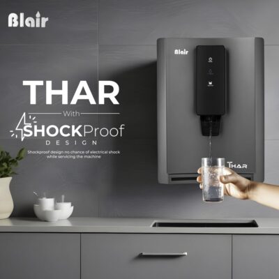 BLAIR Thar Water Purifier RO+UV+UF+TDS ZINC+COPPER+ALKALINE Water Purifier for Home and Office PLUS UV LED IN TANK(9 Litre),Multicolor - Image 2