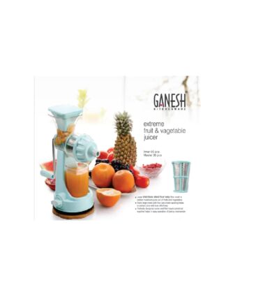 Ganesh Fruit & Vegetable Steel Handle Juicer, Blue - Image 4