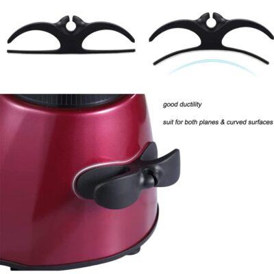 Bowiemall 2Pcs Cord Organizer for Kitchen Appliances Cord Wrapper for Kitchen Appliances Cord Holder Cable Organizer for Home Appliances (Black) - Image 6
