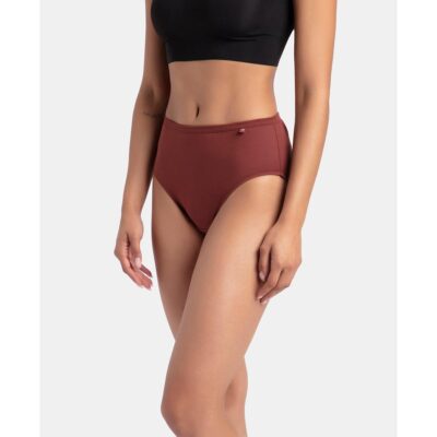 Jockey 1406 Women's High Coverage Super Combed Cotton Mid Waist Hipster with Concealed Waistband and Stay Fresh Treatment (Pack of 3_Colors & Prints May Vary) - Image 9