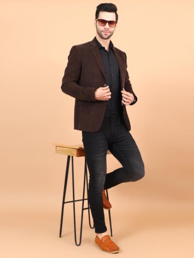 WINTAGE Men's Single Breasted Regular Casual Blazer - Image 5
