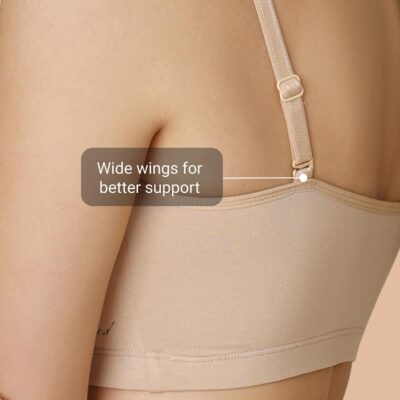 NYKD Everyday Wireless & Non-Padded Easy Breezy Slip-On T-Shirt Cotton Bra for Women with Full Coverage - NYB165 - Image 6