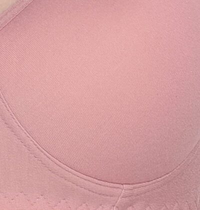 Luvreena Combo Pack of 3 Women's Cotton Blend Lightly-Padded Wirefree Full Coverage T-Shirt Bras - Image 3