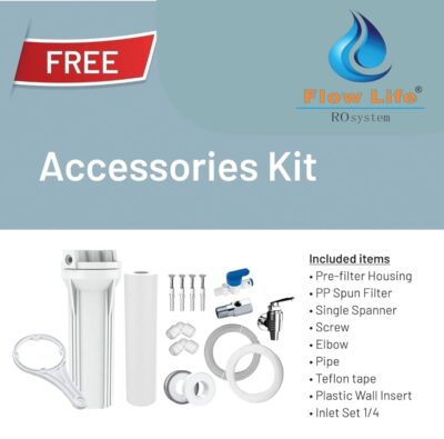 FlowLife RO system Royal Blue Fresh Swift Transparent Mineral+Ro+Uv+Uf+Tds Water Purifier (White-Blue) - Image 4