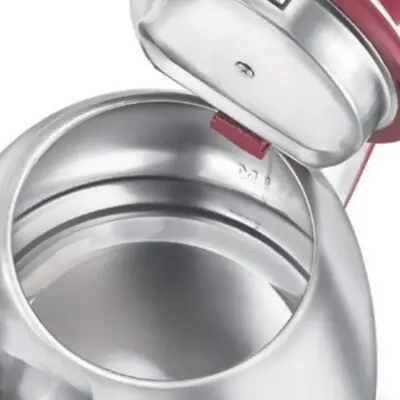Prestige Stainless Steel 1.5 Litre Kettle 1500-Watts, Red - Image 5