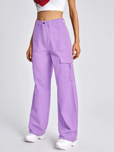 P. S. COLLECTION 6 Pocket Denim Non Strechable Jeans for Women's and Girls - Image 3
