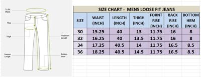Lymio Men's Loose Jeans || Men's Jeans Pants || Denim Jeans || Baggy Jeans for Men (Jeans-06-07-08) - Image 6